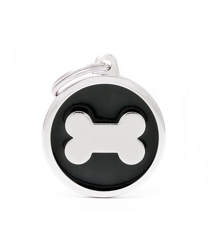 Black Big Circle Bone