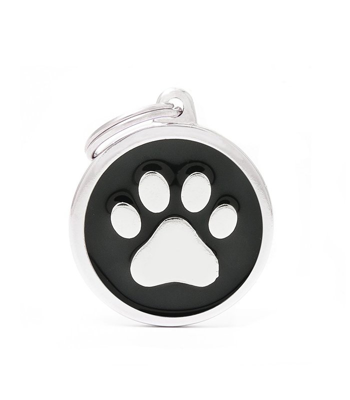 Black Big Circle Paw