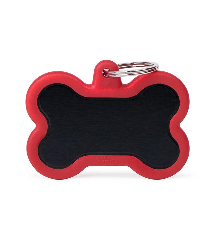 Black Bone Alu Red Rubber
