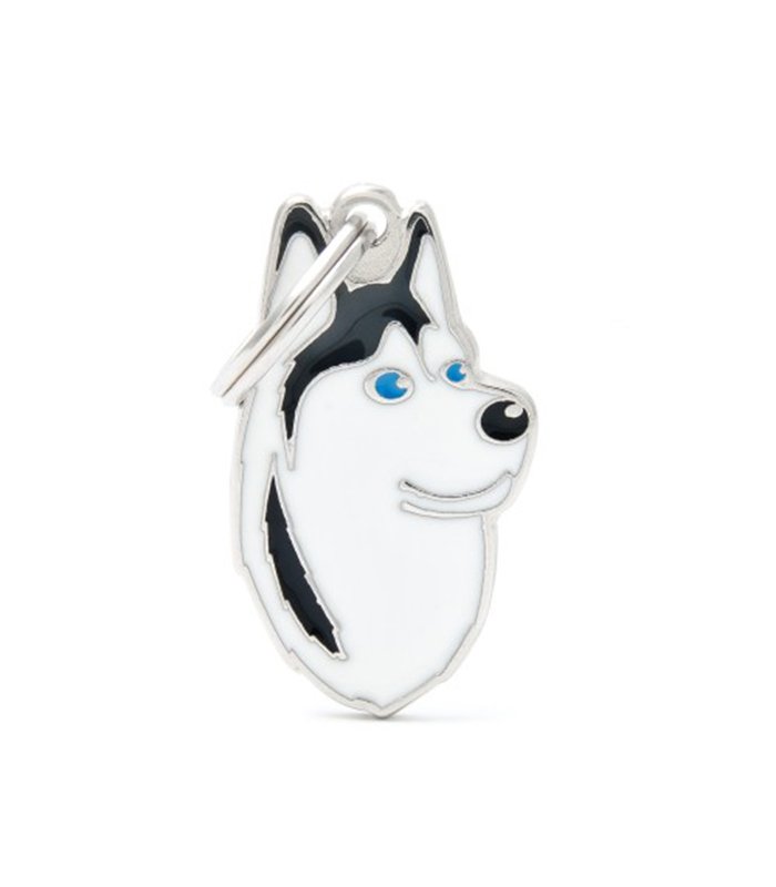 Black & White Siberian Husky