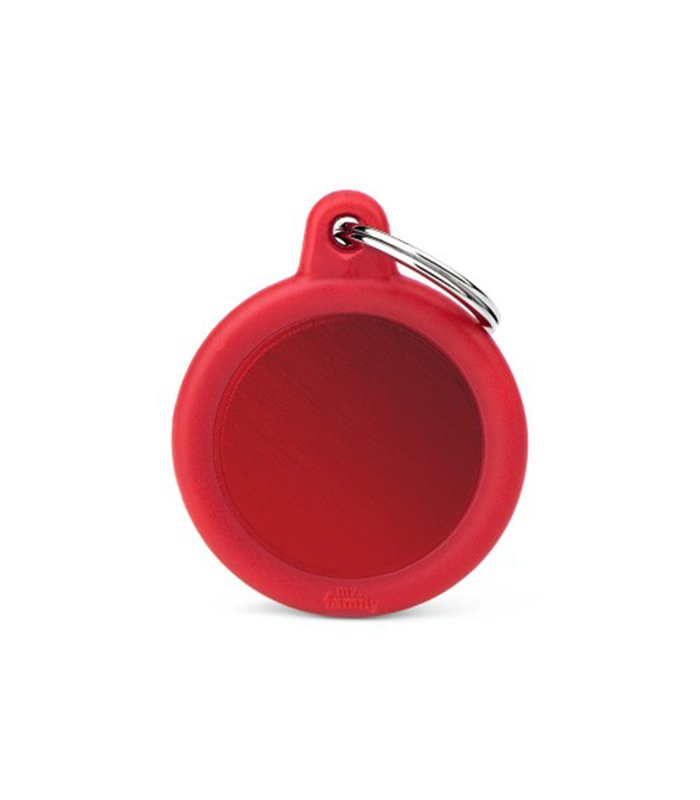 Red Circle Alu Red Rubber