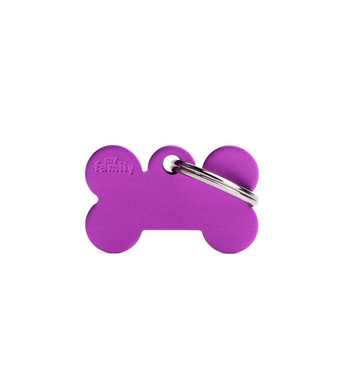 Small Bone Aluminum Purple