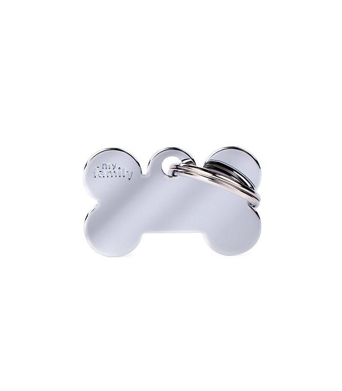 Small Bone Chromed Brass