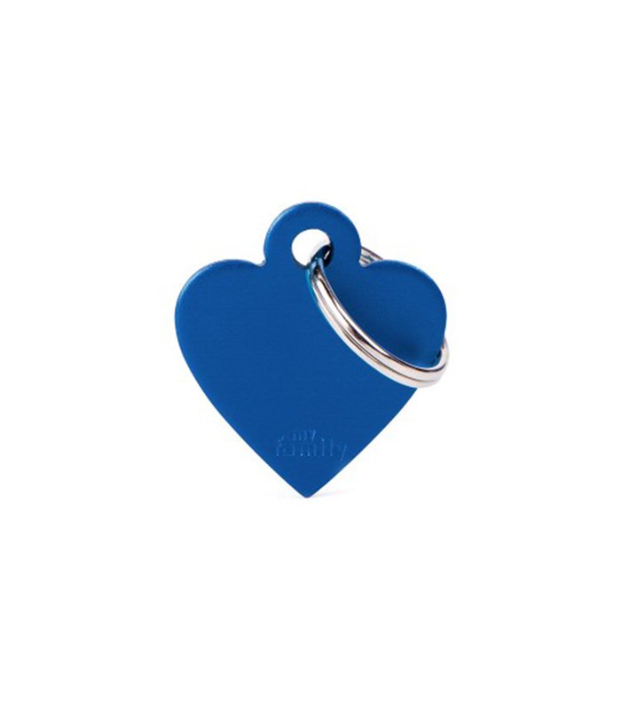 Small Heart Aluminum Blue